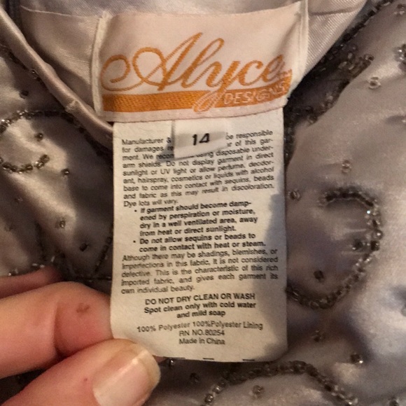 Alyce Embroidered gown - Picture 8 of 8